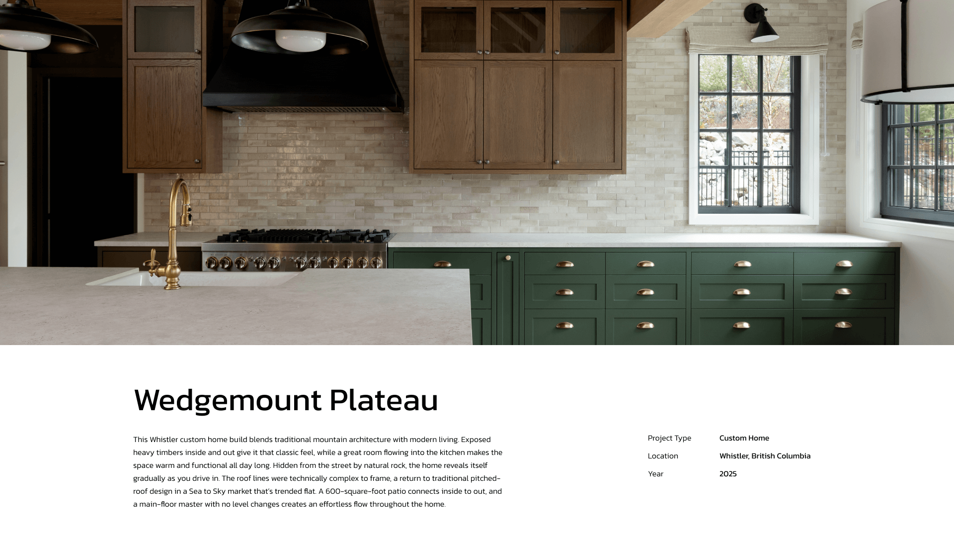 CVC Wedgemount Plateau project