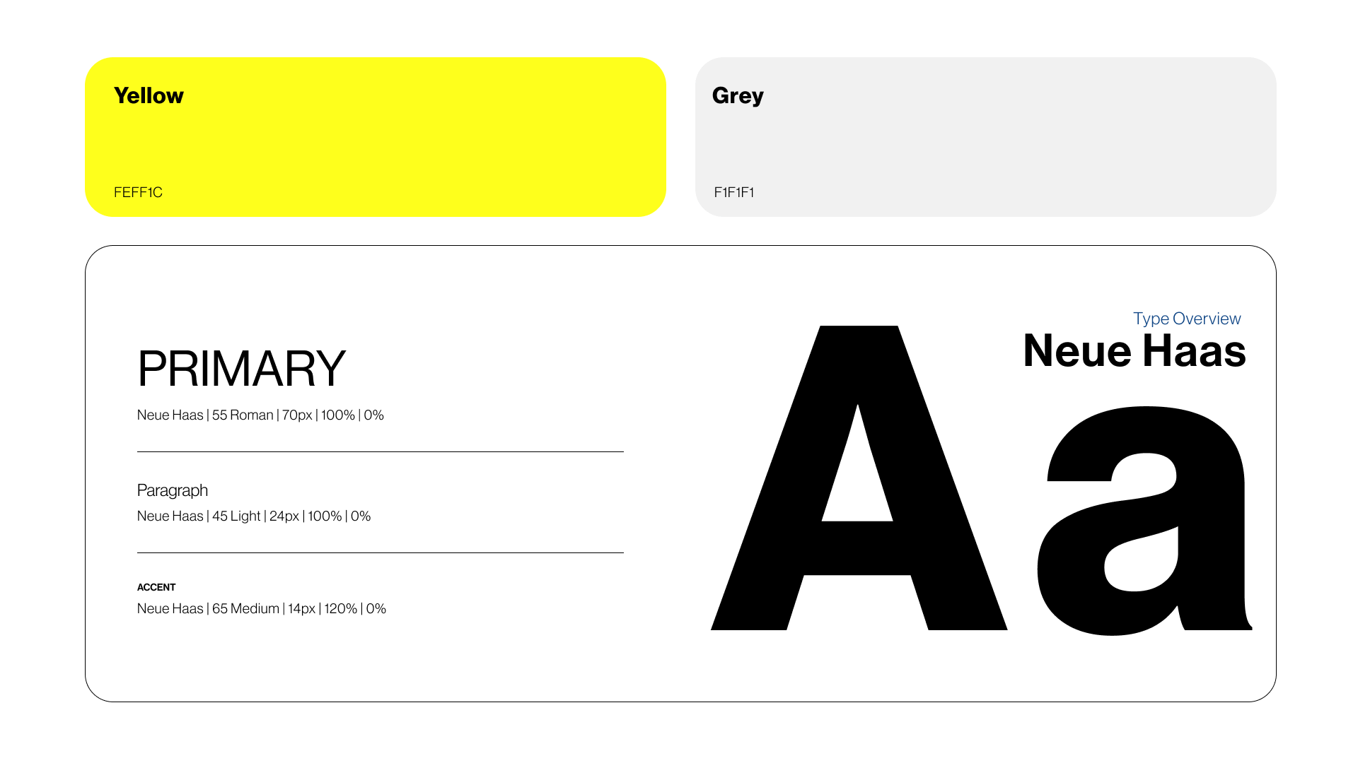 FX Clinic brand colors and typography