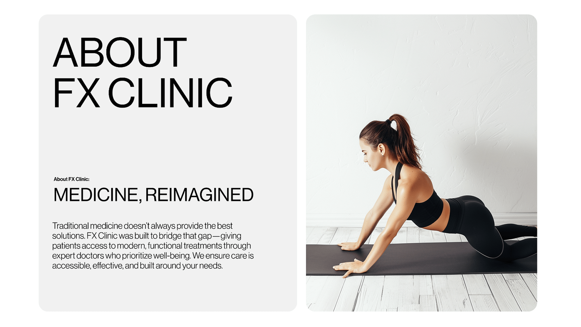 FX Clinic about page
