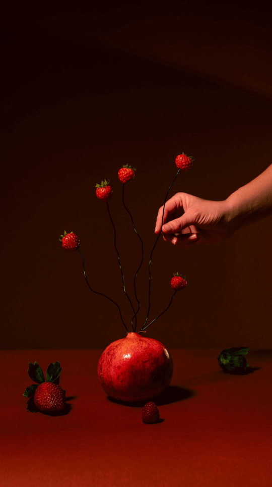 Kanizsa Florals creative fruit arrangement