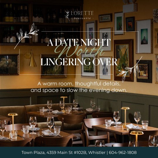 Lorette Brasserie date night campaign